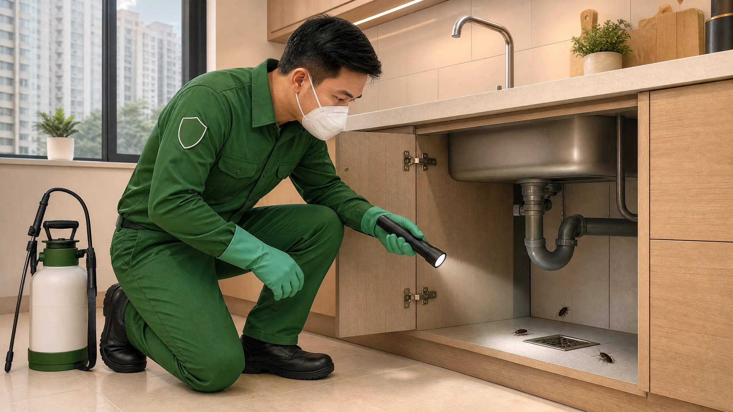 專業滅曱甴服務 - 凝膠餌劑施工